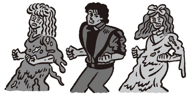 死者になって死者と共にパワフルに踊るマイケルは、死者から力を授かるサウィン（ハロウィン）の本質を見事に体現している