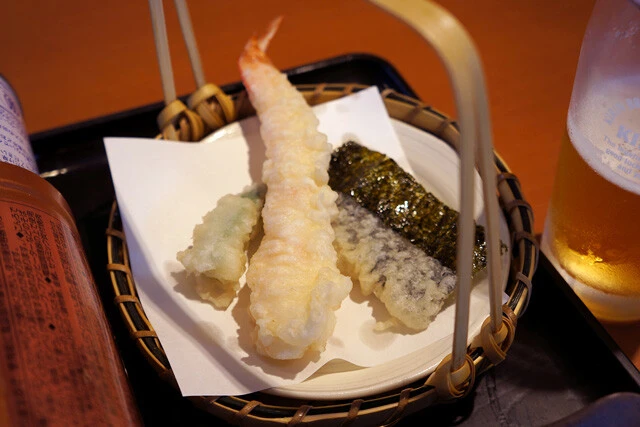 からりと揚がった天ぷら