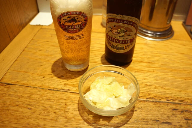 「瓶ビール」（540円）