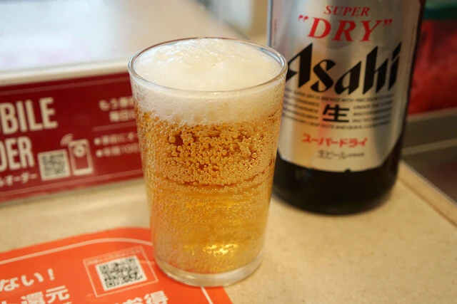 「アサヒスーパードライ」(490円)