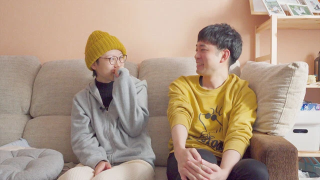 大宮浩一監督の質問に答える鈴木ゆずなさんと翔太さん