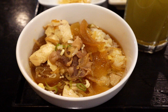 牛肉豆腐＆玉子かけごはん