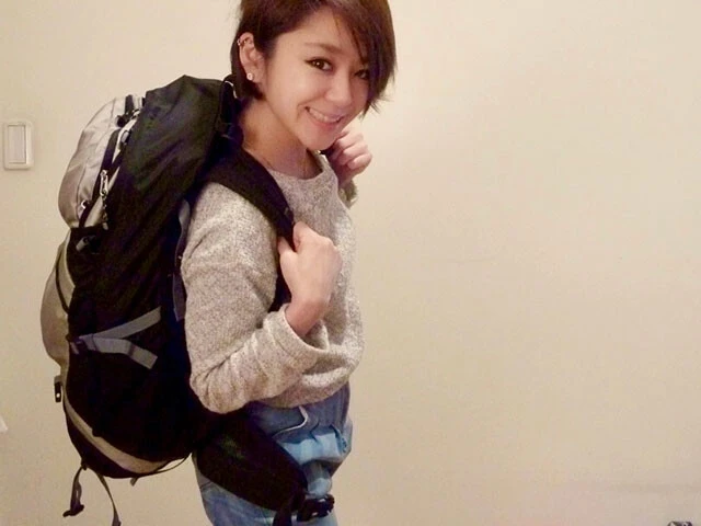 世界一周の旅に行ってきまーす! 初々しい出発時の旅人マリーシャ