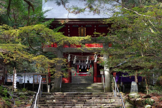 仕事運を上げる神社・花園(はなぞの)神社(茨城県北茨城市) 征夷大将軍・坂上田村麻呂が神のお告げによって建てたといわれ、地元では龍神様と呼ばれている