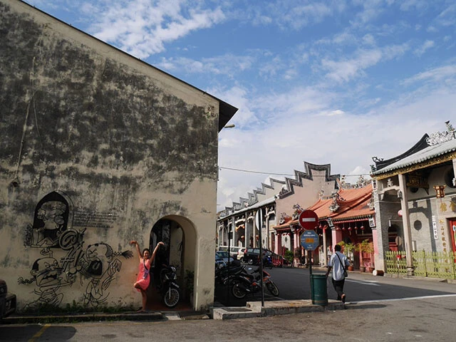ペナン島にある世界遺産の街ジョージタウン