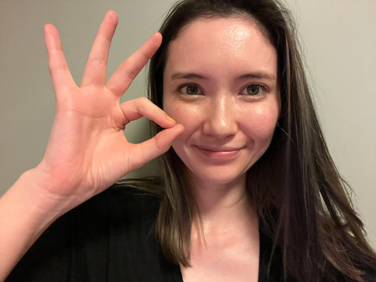 やたらと言う「オッケー」だけど、オッケーポーズをするのは初めて