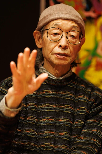 赤塚不二夫さんとの思い出を語る田名網氏