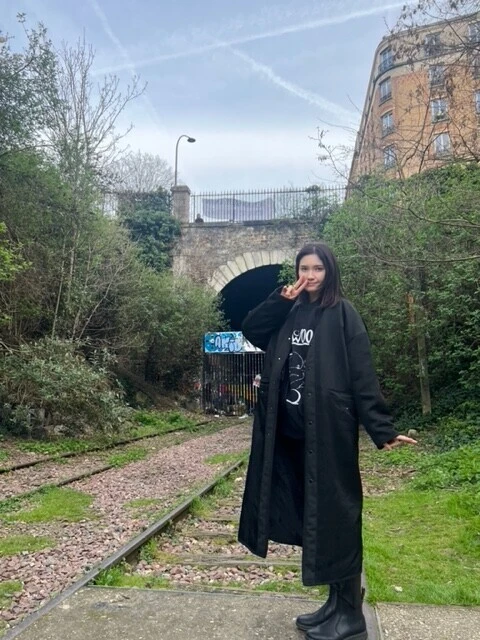 パリの周囲を囲む鉄道プティト・サンチュールの廃線跡