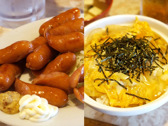 【ウインナー炒め&玉子丼】なぜこんな場所に!? 偶然見つけた食事も飲みも堪能できる大衆食堂で昼酒を堪能:パリッコ『今週のハマりメシ』第130回