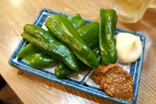 「肉味噌ピーマン」