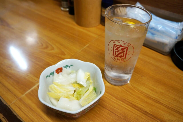 「チューハイ」と「白菜漬」