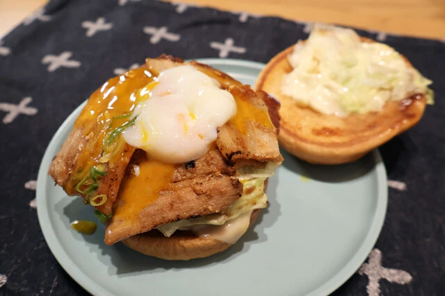（５）完成！「テリヤキ十勝豚丼バーガー」