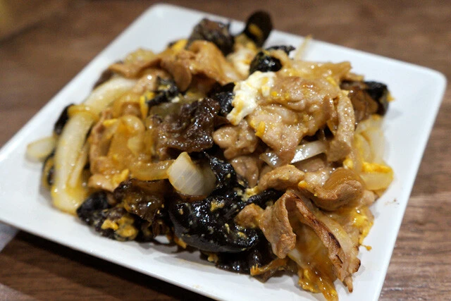 「キクラゲ玉子炒め」