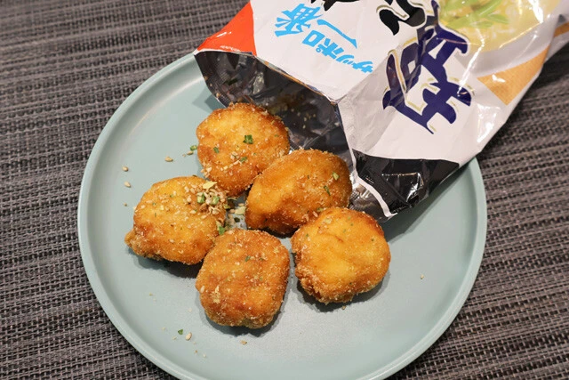 袋麺粉末スープ＋からあげクン！