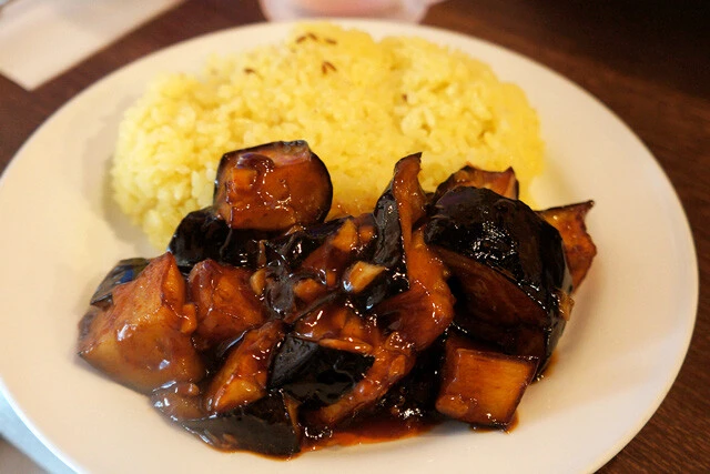 「ナスガーリックスパイシー＆ライス」