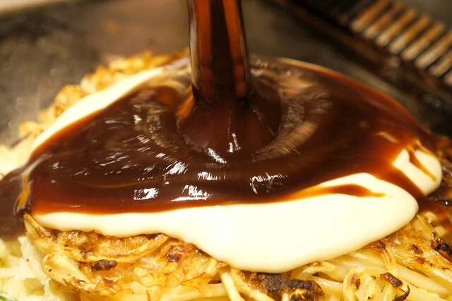 ソースもたっぷり