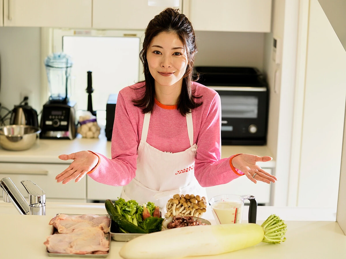 現役プロ野球選手の美人妻にして料理研究家。青谷優衣が「男のアスリート飯レシピ」を伝授！