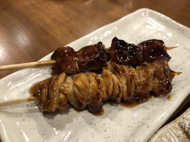 濃いめのタレがかかった焼き物