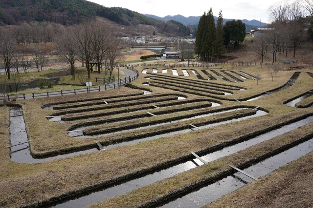 ゴミなどはなくきれいに整備されたほたる公園