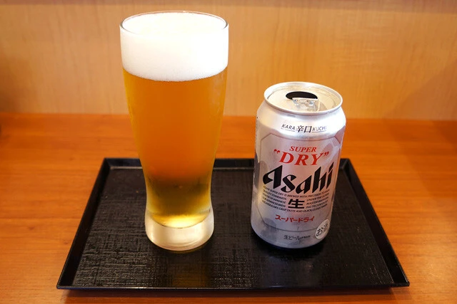 「缶ビール」(352円)