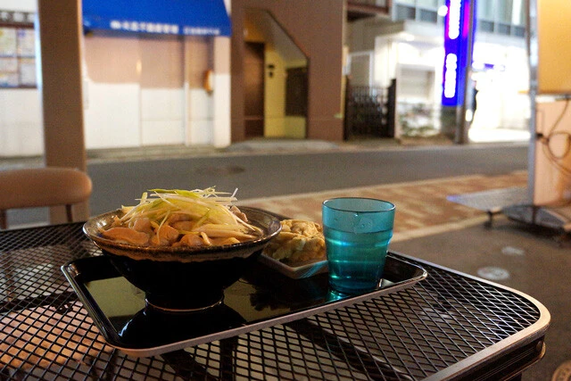 夜の江古田の街を眺めながら