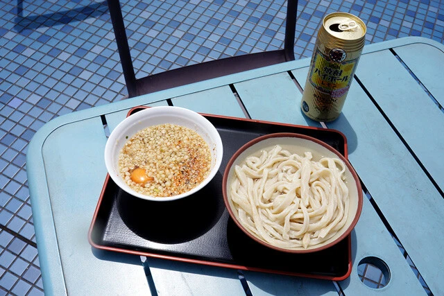 「つけうどん　冷」（税込み550円）
