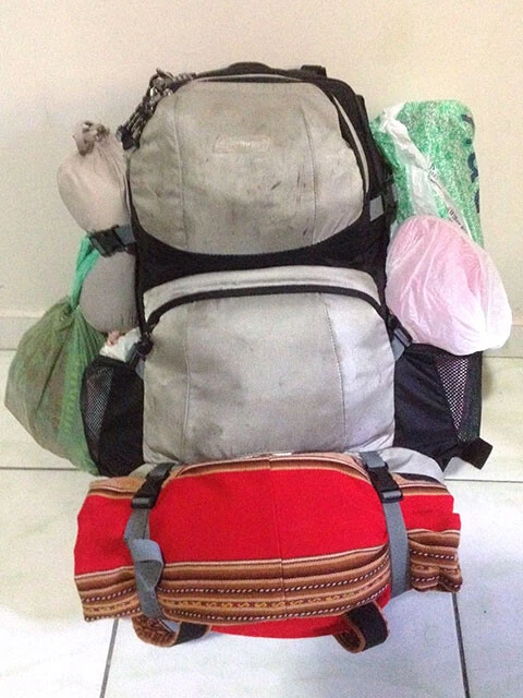 ボロボロになりながらも私の旅を支えてくれた相棒