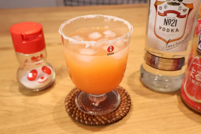 （４）完成！「味の素ソルティドッグ」