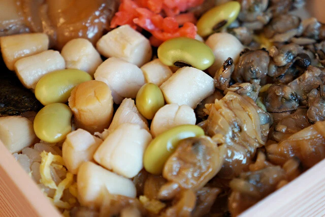 小柱に枝豆を混ぜたシェフに直接挨拶がしたい