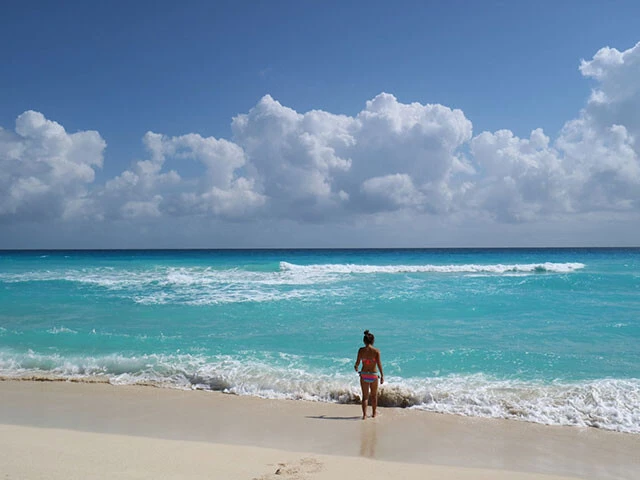 メキシコ・カンクンのビーチ