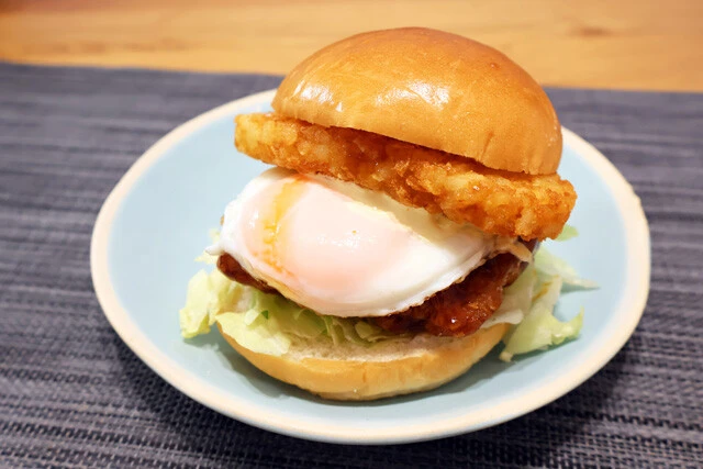 （５）完成！「コンビニチキンてりたま」