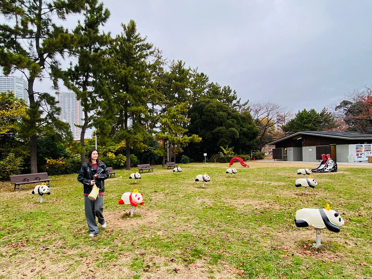 新春珍スポット、東京都江東区の「辰巳の森緑道公園」