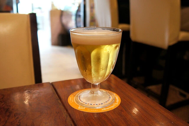 昼下がりの生ビール