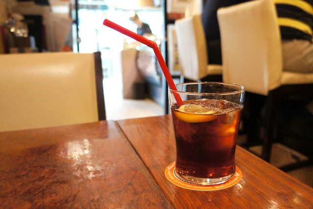 食後のアイスティーにも癒された