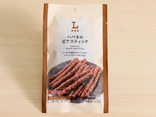 ローソン「ハバネロビアスティック」268円
