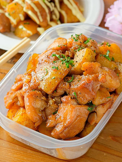 人気惣菜屋さんの味!？「甘辛テリマヨチキン＆ポテト」