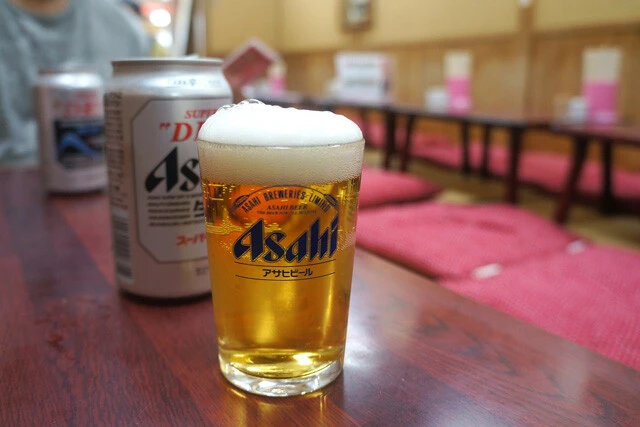 よく冷えたビールで乾杯