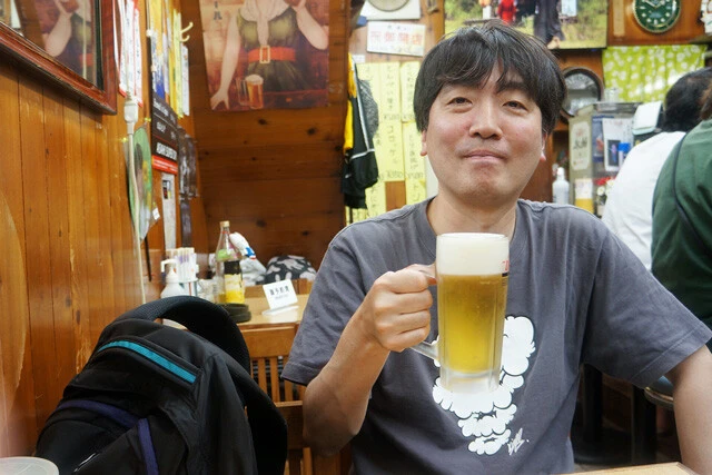 ナオさんと乾杯