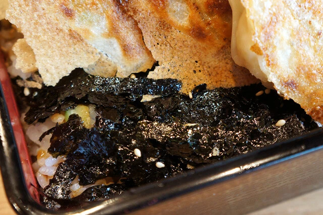 海苔が敷いてある