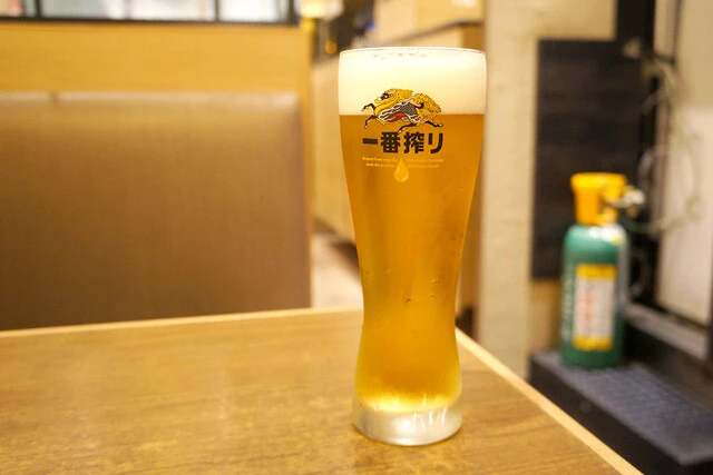 「生ビール（中）」