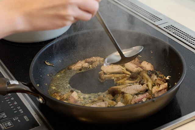 絶品! サンマの和風ぺぺロンチーノ