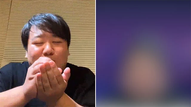 「お茶を飲むようなフェラ」を説明するラランド・ニシダさんと対談相手のJさん(30代、男性)