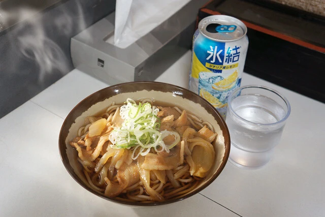 「肉（豚煮）そば」