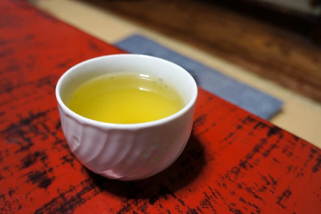 温かいお茶が嬉しい