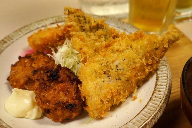 アジフライの迫力