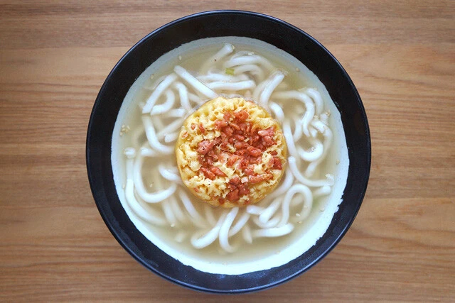 素うどんにこうとか