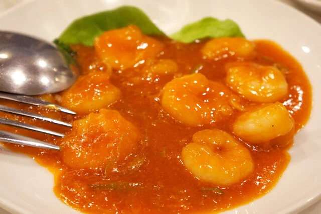 「海老のチリソース煮」