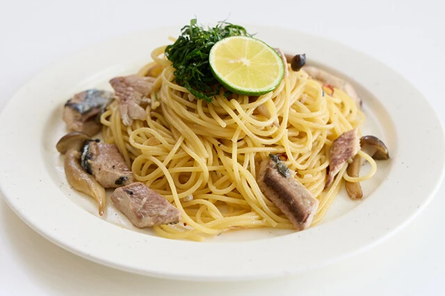 絶品! サンマの和風ぺぺロンチーノ