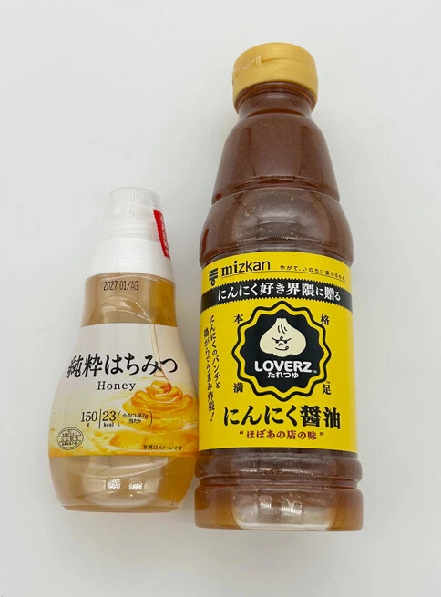 蜂蜜　意外と合う！　みたらしあんのような甘辛味に変貌