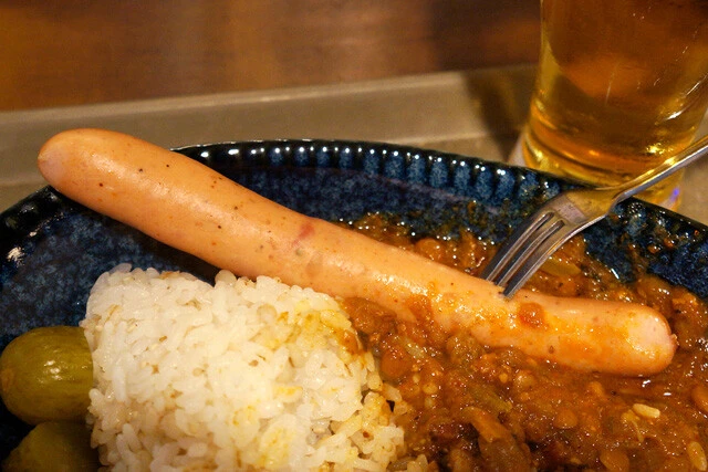 ソーセージいただきます